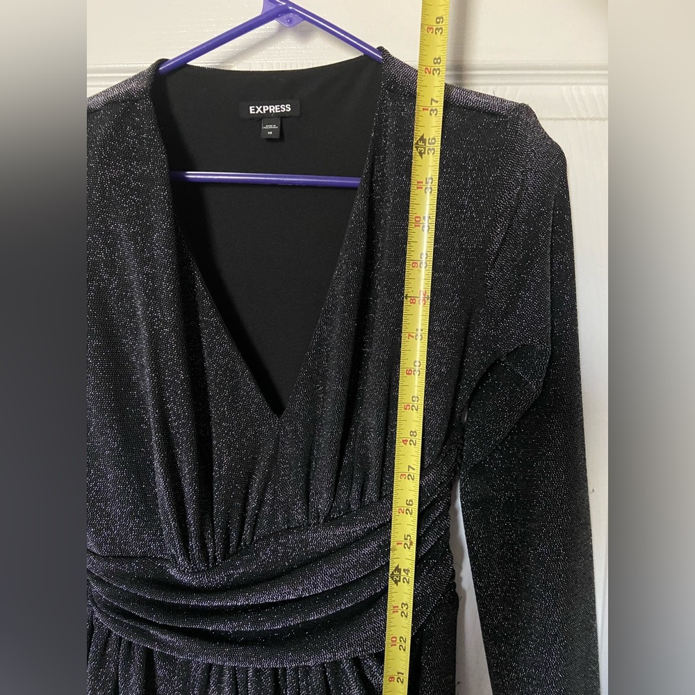 NWOT Black Sparkling Dress - Picture 4 of 10